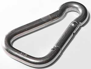 Baron S24502-1/4 Spring Snap, 5/16 in Snap Opening, 2-3/8 in L Dimensions, 400 lb Working Load