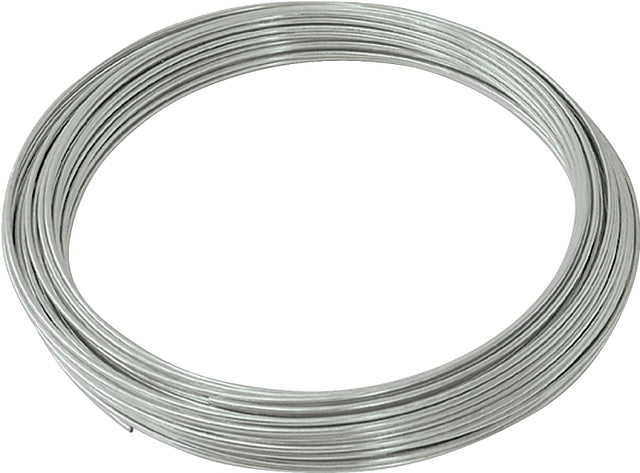 Hillman 50141 Utility Wire, 100 ft L, 12, Galvanized Steel