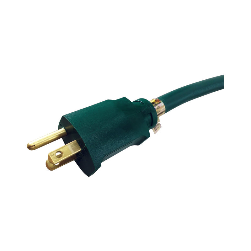 Ace Outdoor 25 ft. L Green Triple Outlet Cord 14/3 STW