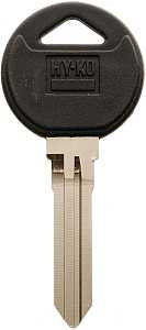 Hy-Ko 12005MZ13 Automotive Key Blank, Brass/Plastic, Nickel, For: Mazda Vehicle Locks, MZ13 Key Number, Pack of 5