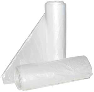 ALUF Plastics Hi-Lene Series HCR-404814C Anti-Microbial Can Liner, 40 x 48 in, 45 gal, HDPE, Clear