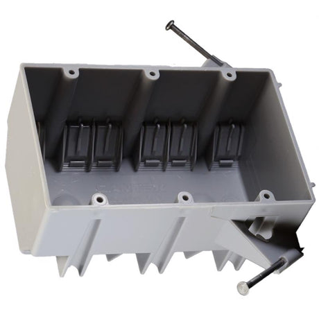 Leviton White 2 gang Plastic Decorator Oversized Wall Plate 1 pk