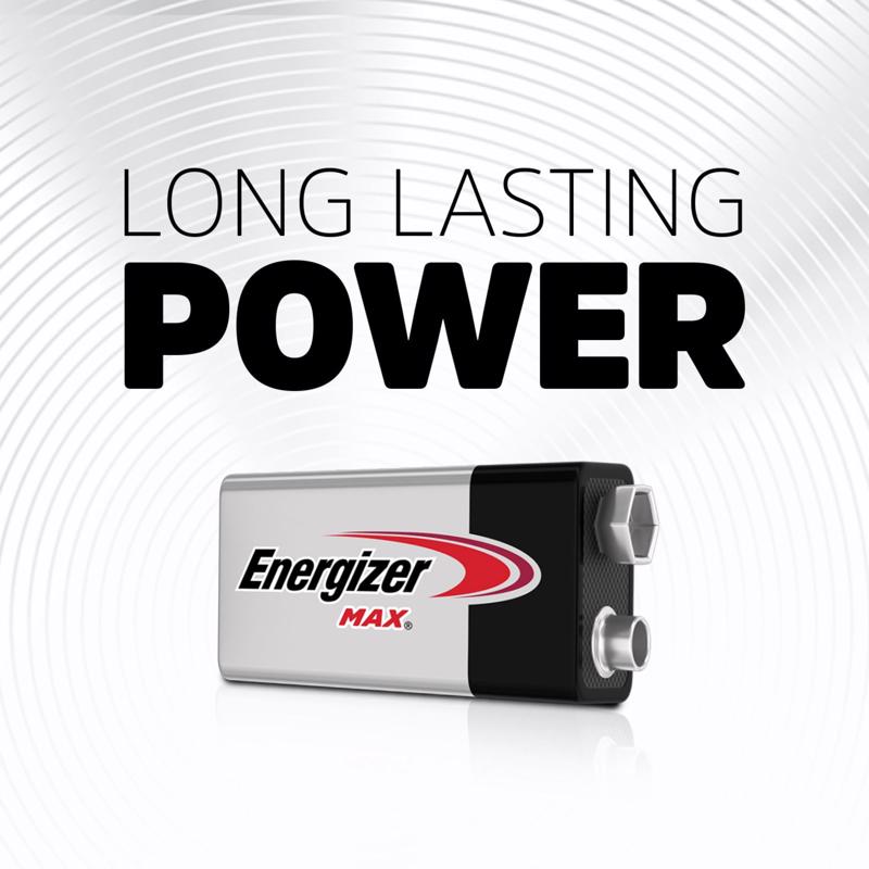 Energizer Max 9-Volt Alkaline Batteries 1 pk Carded