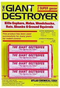 Atlas Chemical 00333 Giant Destroyer, Pack of 12