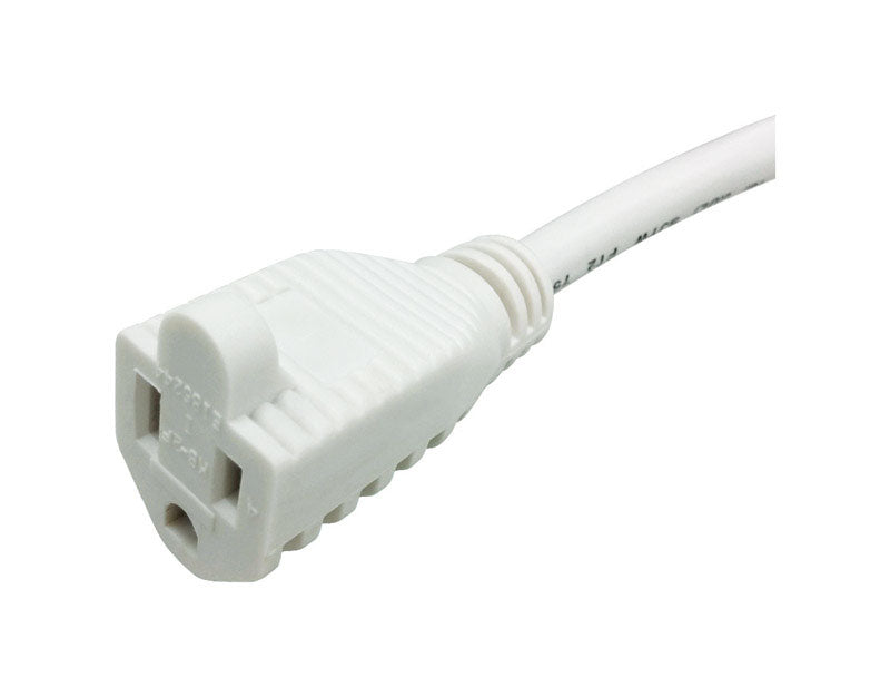 Ace Indoor or Outdoor 100 ft. L White Extension Cord 16/3 SJTW