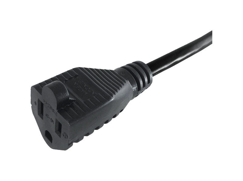 Ace Indoor or Outdoor 100 ft. L Black Extension Cord 16/3 SJTW