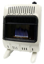 Mr. Heater MHVFDF10BF Series Vent-Free Blue Flame Heater, 200 sq-ft Heating Area, 20 lb Fuel Tank, 10,000 Btu, White