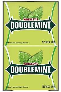 Wrigley 226660 Chewing Gum, Doublemint Flavor Pack, Pack of 10