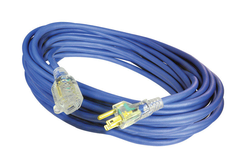 Ace Indoor or Outdoor 50 ft. L Orange Triple Outlet Cord 12/3 STW