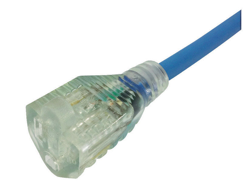 Ace Outdoor 50 ft. L Blue Extension Cord 16/3 SJOW
