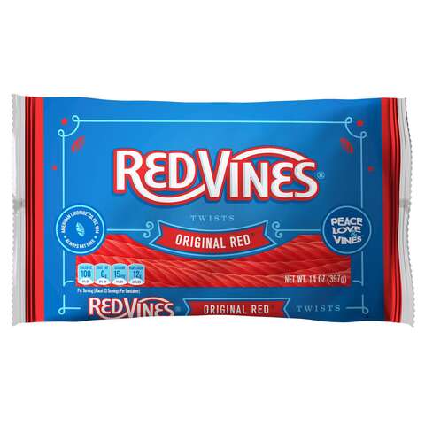Red Vines Original Red Licorice 14 oz, Pack of 12