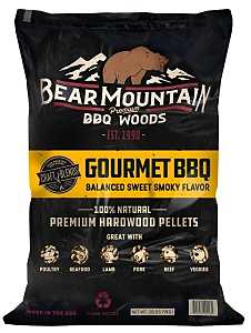 Bear Mountain Craft Blends FK90 Series BBQ Pellet, Gourmet, 20 in L, Wood, 20 lb Bag