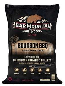 Bear Mountain Craft Blends FK88 Series BBQ Pellet, Bourbon, 20 in L, Wood, 20 lb Bag