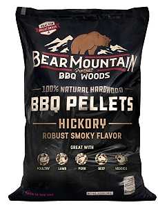 Bear Mountain FK14 Series BBQ Pellet, Hickory, 20 in L, Hardwood, 20 lb Bag