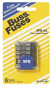 Bussmann BP/SFE-AL6-RP Fuse Kit, Fast Acting Fuse, SFE