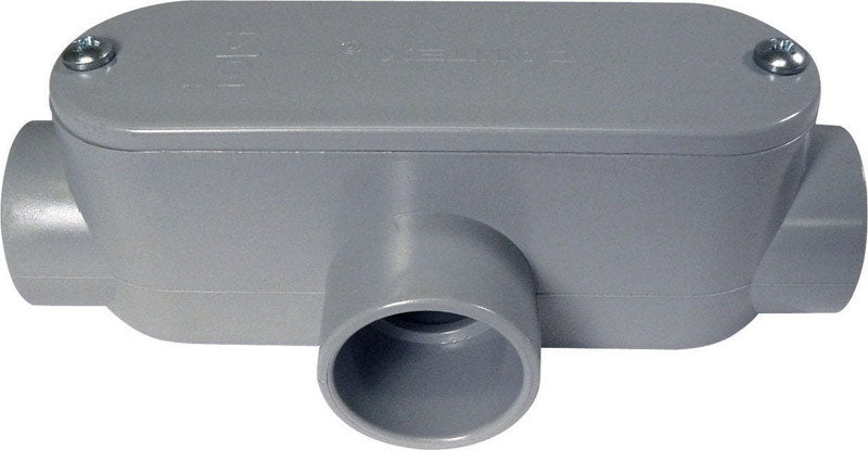 Cantex 1 in. D PVC Conduit Body For PVC 1 pk