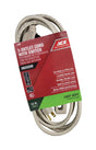 Ace Indoor 12 ft. L Beige Triple Outlet Cord 16/3 SJT