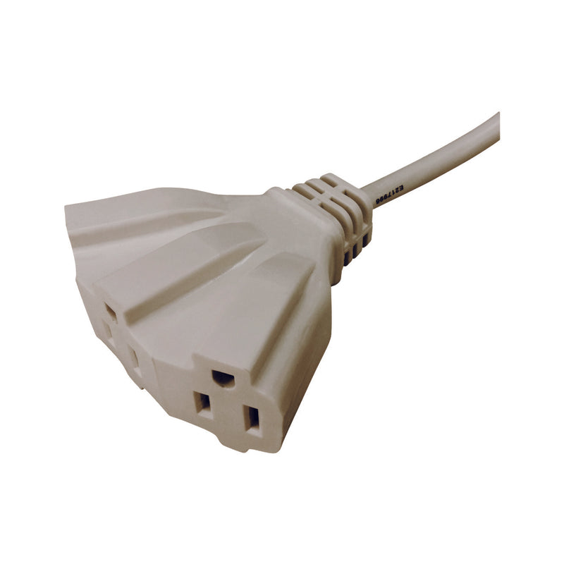 Ace Indoor or Outdoor 35 ft. L Beige Triple Outlet Cord 16/3 SJTW