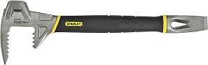 STANLEY 55-119 Utility Bar, 15 in L, Beveled Tip, 1 in Chisel Blade Width Tip, Steel, 1 in Dia, 5 in W