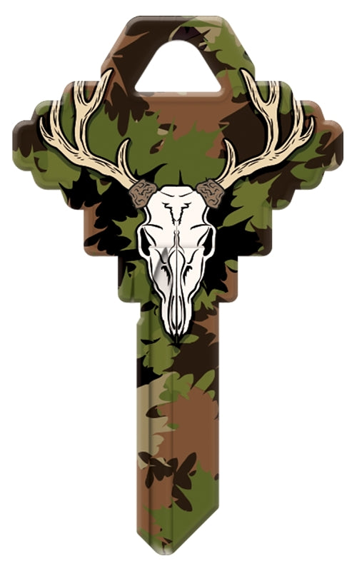 SC1 KEYBLANK DEER W/CAMOUFLG, Pack of 5