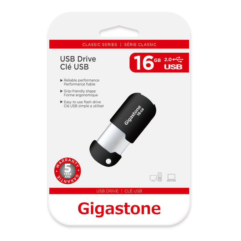 Gigastone Flash Drive 16 GB 1 pk