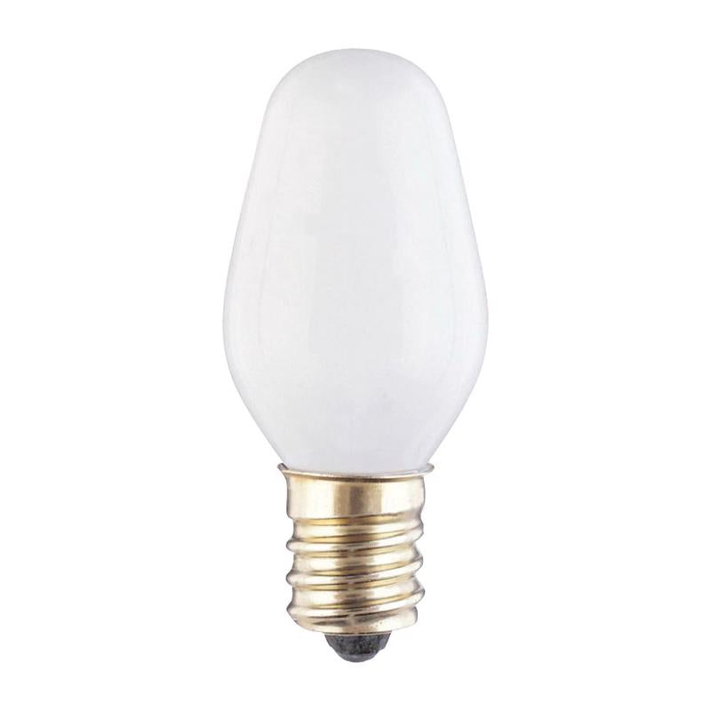 Westinghouse 7 W C7 Specialty Incandescent Bulb E12 (Candelabra) White 2 pk, Pack of 10