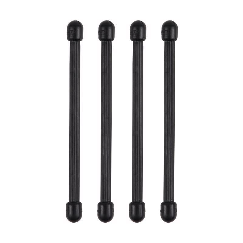 Nite Ize Gear Tie 3 in. L Black Twist Ties 4 pk