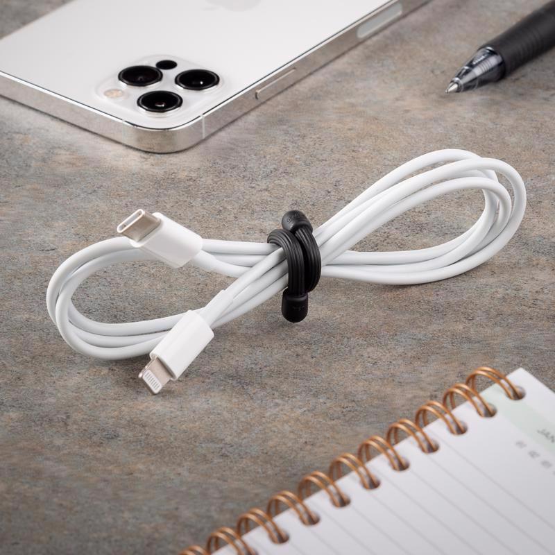 Nite Ize Gear Tie 3 in. L Black Twist Ties 4 pk