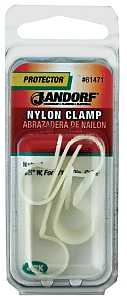Jandorf 61471 Cable Clamp, 7/16 in Max Bundle Dia, 3/8 in W, Nylon, Natural