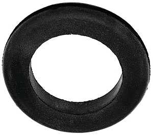 Jandorf 61492 Grommet, 5/8 in ID, 1-1/8 in OD, Rubber, Black, 5/16 in Thick Panel