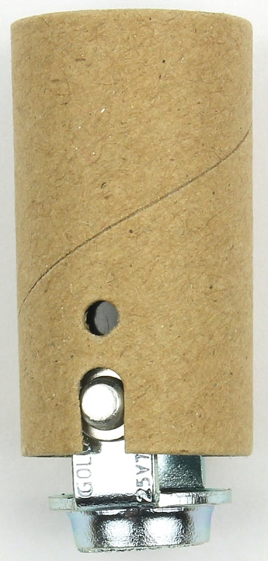 Jandorf 60474 Lamp Socket, 1.56 in W Dimensions, 125 V, 75 W, Phenolic Housing Material, Black