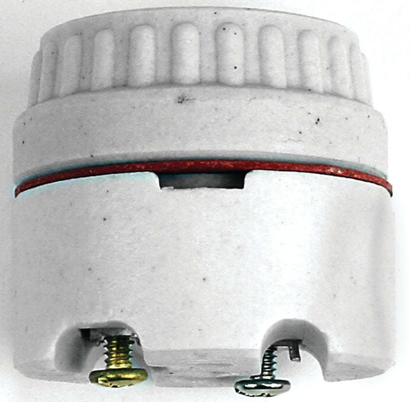 Jandorf 60576 Fixture Socket, 250 V, 660 W, Porcelain Housing Material, White