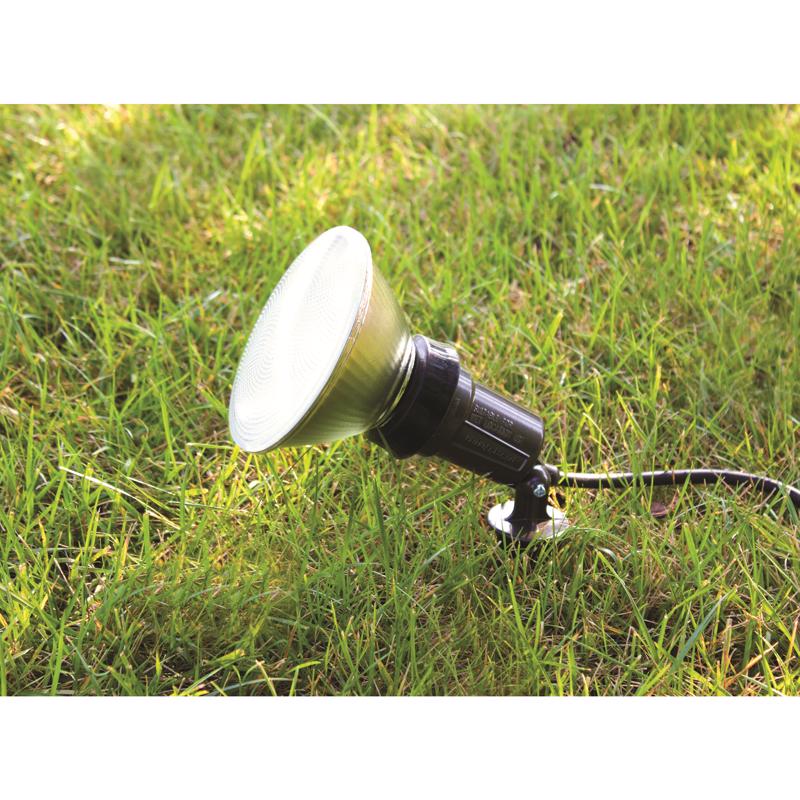 Sigma Engineered Solutions Weathered Bronze Bronze Plug In 150 W LED Spike Light Lampholder 1 pk