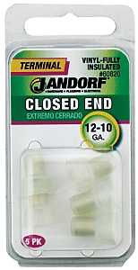 Jandorf 60820 Connector, 12 to 10 AWG Wire, Nylon Insulation, Copper Contact, Clear