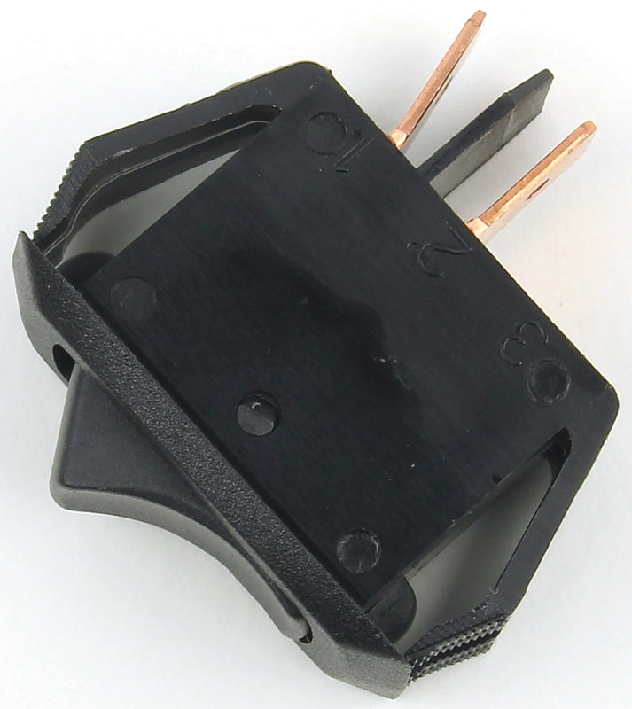 Jandorf 61104 Rocker Switch, 10/16 A, 125/250 V, SPST, Tab Terminal, Black