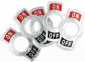 Jandorf 61156 Wallplate, Black/Red