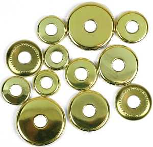 Jandorf 60140 Lamp Check Ring Assortment, Brass, For: 1/8 in IP Lamp Nipples