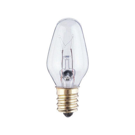 Westinghouse 4 W C7 Specialty Incandescent Bulb E12 (Candelabra) White 2 pk