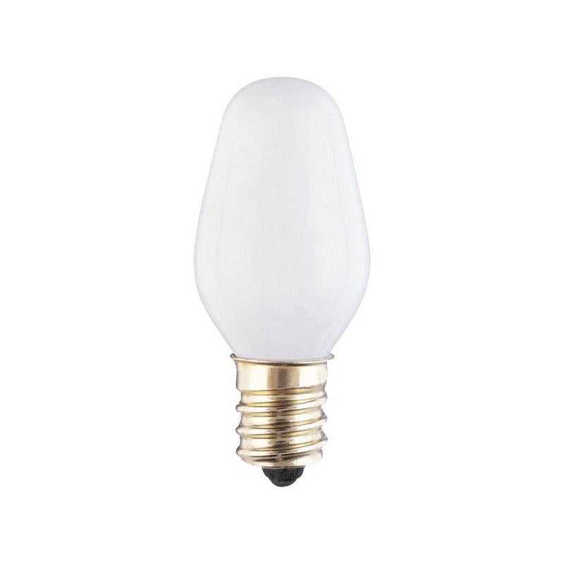 Westinghouse 4 W C7 Specialty Incandescent Bulb E12 (Candelabra) White 2 pk