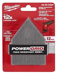 SHEET SANDING ORBIT MESH 220G, Pack of 3