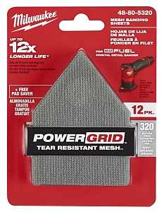 SHEET SANDING ORBIT MESH 320G, Pack of 3