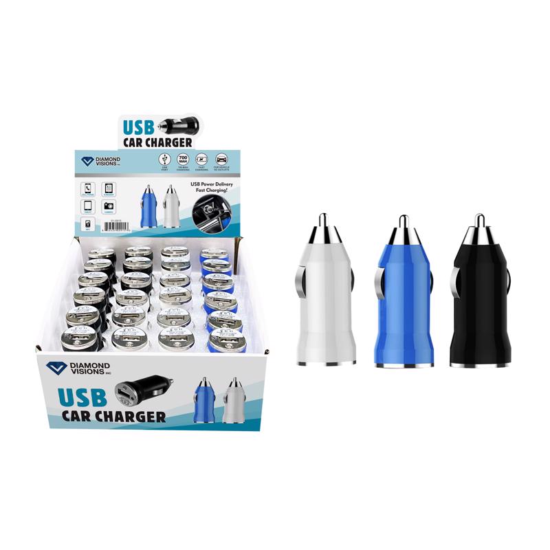 Diamond Visions USB Car Charger, Pack of 24