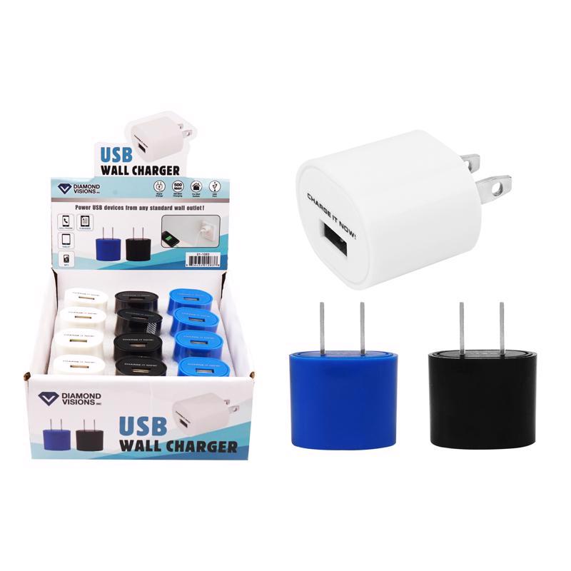 Diamond Visions USB Wall Charger 1 pk, Pack of 12