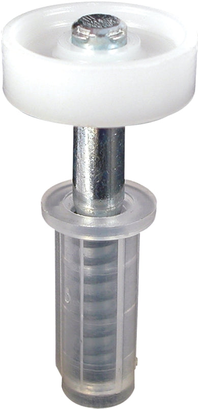 Prime-Line N 6703 Roller Guide, 1-9/16 in L x 3-3/4 in W x 1-1/16 in D Dimensions, Nylon/Plastic, Top, 2 PK