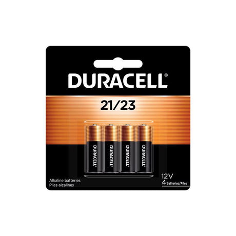 Duracell Alkaline 12-Volt 12 V 50 mAh Security Battery 21/A23 4 pk, Pack of 6