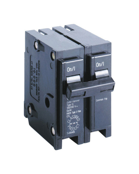 Eaton Cutler-Hammer 15 amps Plug In 2-Pole Circuit Breaker