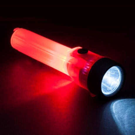 Life+Gear Glow 8 lm Red LED Flashlight LR44 Battery
