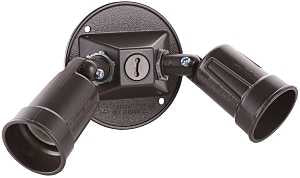 Hubbell 5625-7 Lamp Holder, Combination, Weatherproof, 3.336 in L x 8 in W x 4.125 in H Dimensions, PAR 38 Lamp