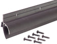 M-D 68734 Door Sweep, 36 in L, 1-7/8 in W, Aluminum Flange