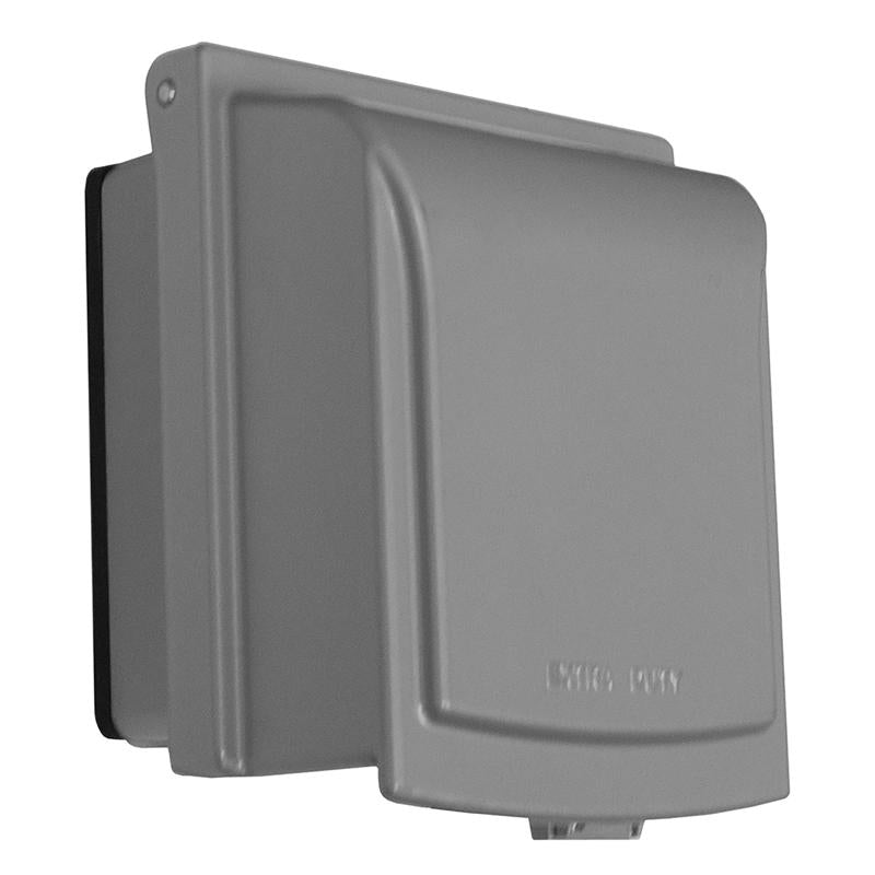 Sigma Engineered Solutions Rectangle Die-Cast Metal 2 gang 6.02 in. H X 5.55 in. W Weatherproof Cove